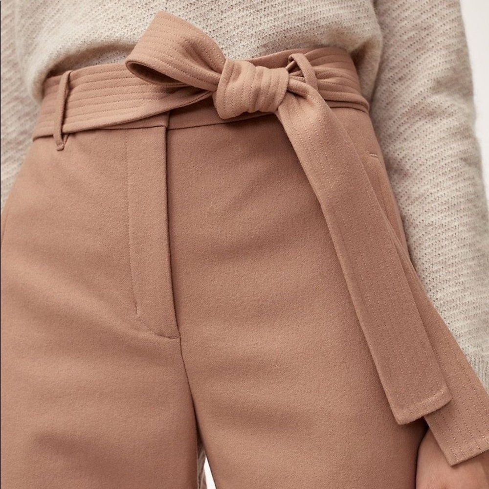 Wilfred New Tie-Front Pant in Brown